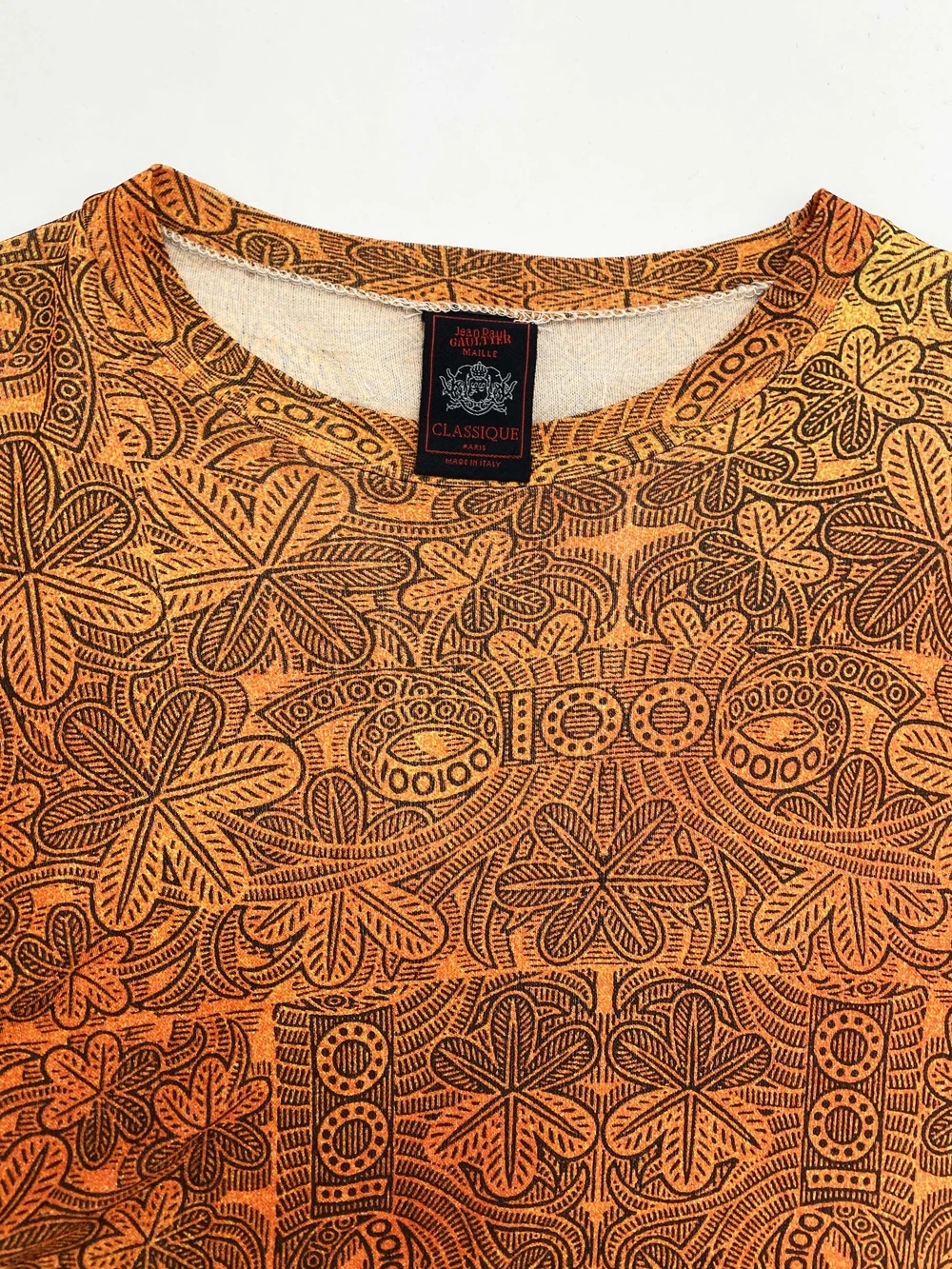 Jean Paul Gaultier S/S 1994 tattoo print top — JAMES VELORIA